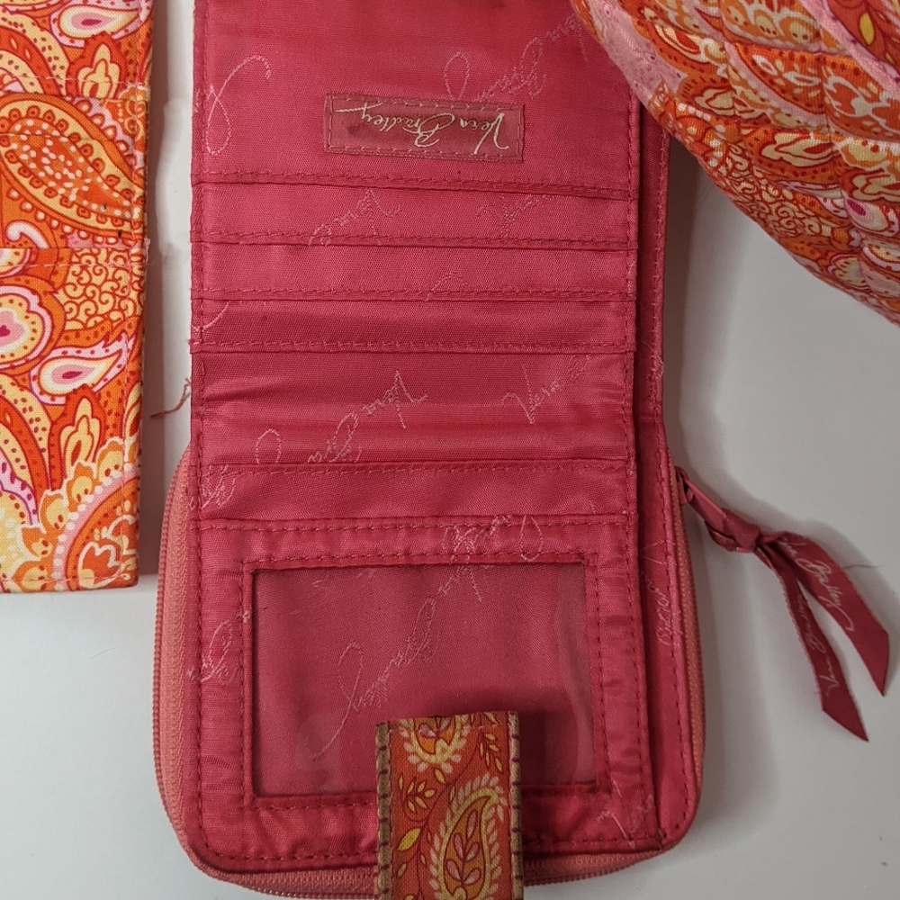 Vera Bradley small shoulder bag/ crossbody with matching wallet - Picture 10 of 15